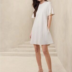 Banana Republic Cream Mini Dress